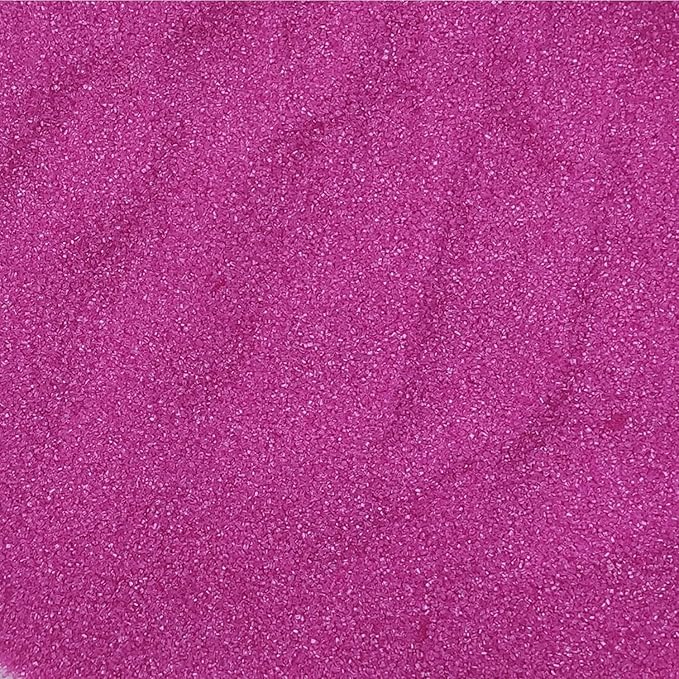 Edible 5 Ounce Fine Decorative RosePink Sanding Sugar Sprinkles for Baking, Sparkling Crystals for Cakes, Cookies, Cupcakes, Ice Cream Topping and Rimming Sugar