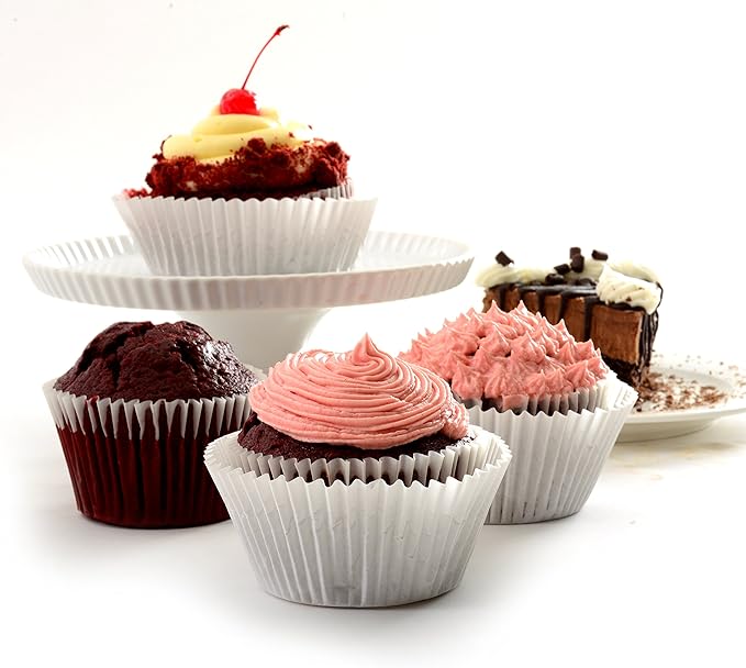 Norpro Giant Muffin Cups, White, Pack of 500