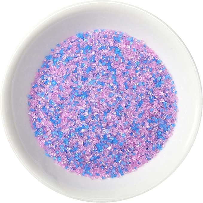 DECOPAC Cotton Candy Flavoured Sanding Sugar, 33oz, Fancy Sprinkles in Handheld Container, Edible Sprinkles For Drink Rims, Celebration Cakes, Cupcakes, Cookies