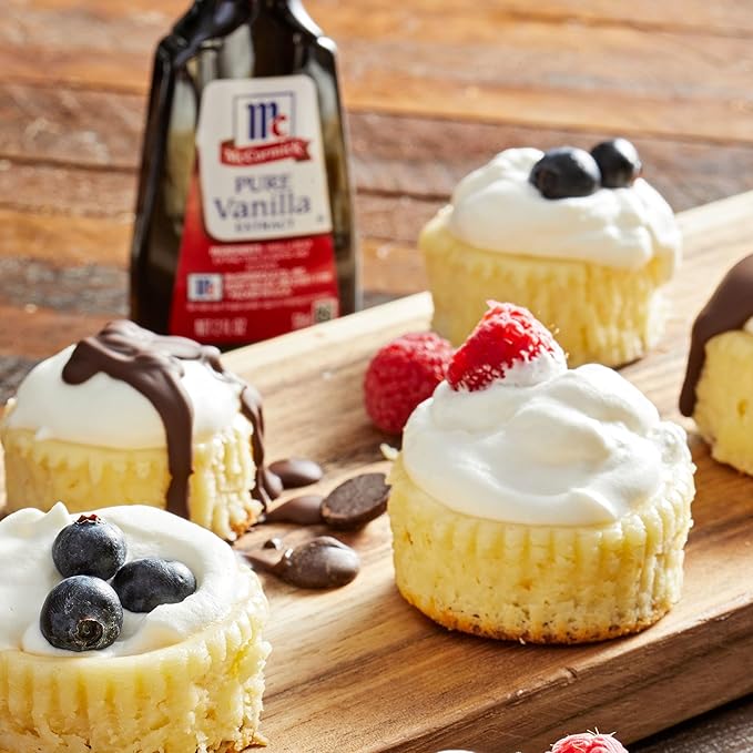 McCormick Vanilla Extract, Pure, No Corn Syrup, Gluten Free, Rich, Sweet Flavor and Aroma for Baking and Savory Dishes, 2 fl oz