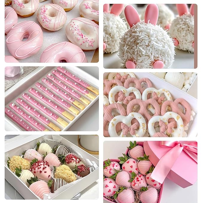 Pink Oil Based Food Coloring for Chocolates Melts - 30ML Tasteless Liquid Edible Oils Food Dye Candy Cookies Decorating, Vivid Oil Food Color Baking Frosting Cake Decorations,Soap & Cosmetics, Non-GMO