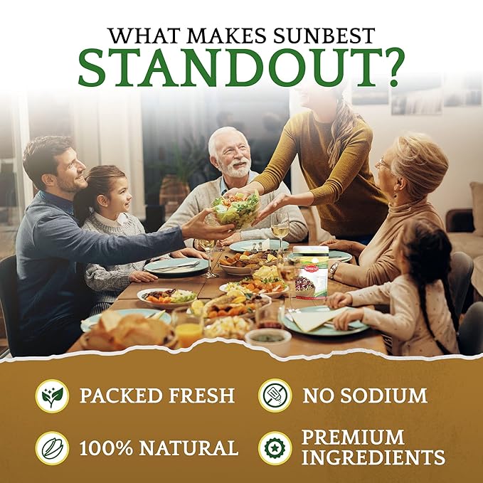 Sunbest Natural Omega-3 Trail Mix – 2 lb Bulk Bag – Mixed Nuts, Seeds & Dried Fruits – Non-GMO, Vegan, Healthy Snack – Perfect for On-the-Go & Outdoor Adventures