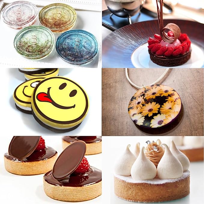 Large Round Disc Candy Silicone Molds 2-Bundle