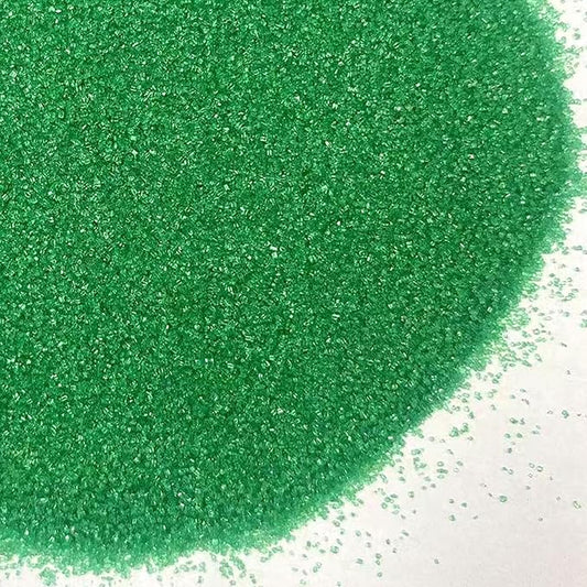 PhilaeEC Green Sanding Sugar Edible Sparkling Crystals for Baking Cake Decoration Cookie Ice Cream Cupcake Toppers Wedding Party Valentines Halloween Christmas Supplies 5oz