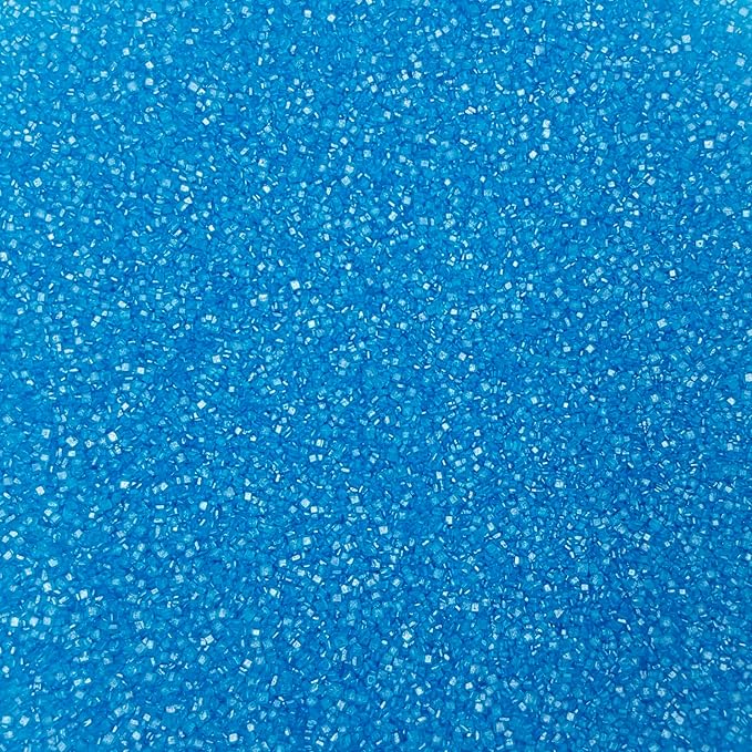 Sentovac Blue Sanding Sugar Sprinkles | Edible Blue Sprinkles for Cake Decorating | 1 Bottle 3.2oz Cookie Decorating Celebrations Wedding Shower Party Chirstmas Supplies