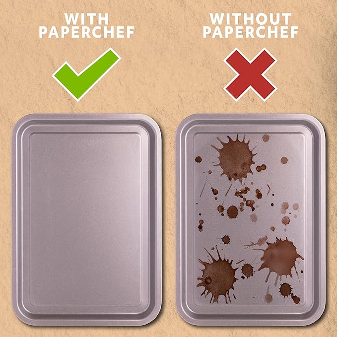 PaperChef - Variety Pack - XL, Large and Mini Baking Cups - Easy Release, Non-Stick Paper, Unbleached, Compostable, Parchment for Cupcakes and Muffins- 3 Pack