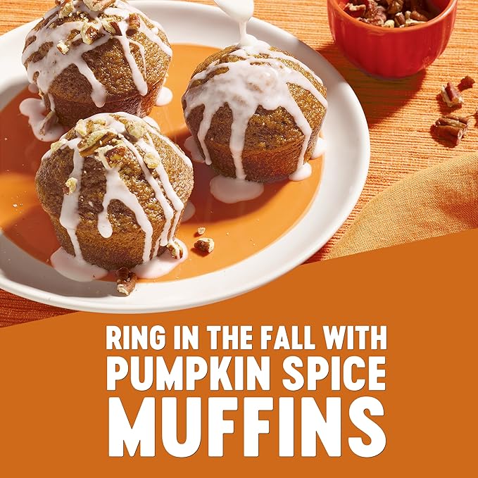 Krusteaz Pumpkin Spice Muffin Mix 15 Ounce (Pack of 6)