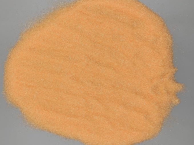 Edible 5 Ounce Fine Decorative Orange Sanding Sugar Sprinkles for Baking, Sparkling Crystals for Cakes, Cookies, Cupcakes, Ice Cream Topping and Rimming Sugar