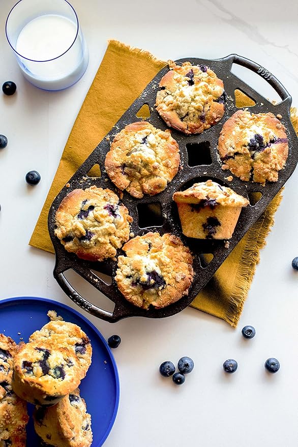 Lodge Cast Iron Muffin Pan, Set of 2