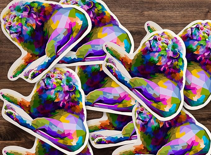CustomBrandWare Custom Vinyl Die-Cut Stickers - Upload Your Own Personalized Logo/Image- Custom Sticker Decals - 50 Pack