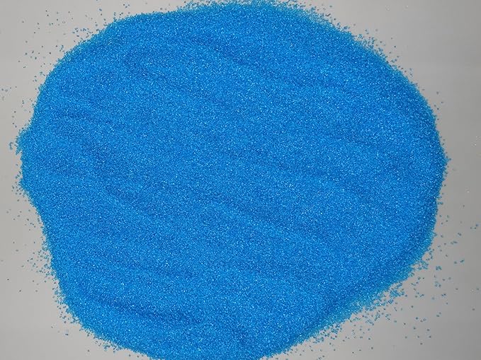 Edible 5 Ounce Fine Decorative Blue Sanding Sugar Sprinkles for Baking, Sparkling Crystals for Cakes, Cookies, Cupcakes, Ice Cream Topping and Rimming Sugar
