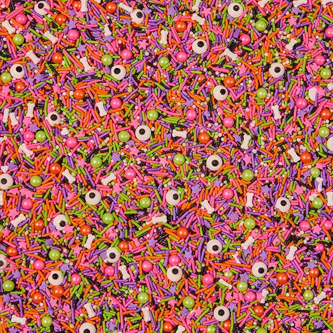 Fancy Sprinkles Drop Dead Gorgeous Sprinkles Dessert Decorating Sprinkles, Real Sugar, Edible Glitter, For Ice Cream, Cookies, Cakes and Cupcakes (0.5c)