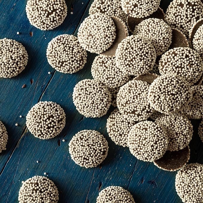 GranAroma Ivory Nonpareils, 1 lb, Decorative Sprinkles, Cakes & Cookies, Bakery Staple