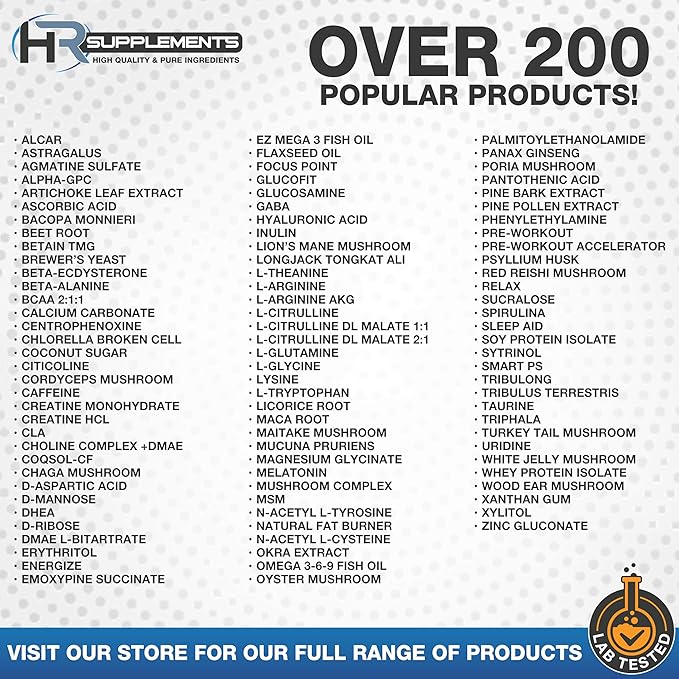 HR Supplements Sucralose Powder | 250 Grams | Zero Calorie Sweetener & Keto Sugar Substitute | Hard Rhino