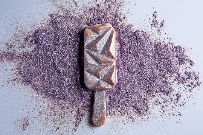 Blacksherbet Edible Glitter Spray, (10g) | 100% Edible | Cakes, Cupcakes, Cocktails, Edible Drink Glitter, Chocolate. Food Grade Glitter & Dusts. Kosher (Light Lavender)