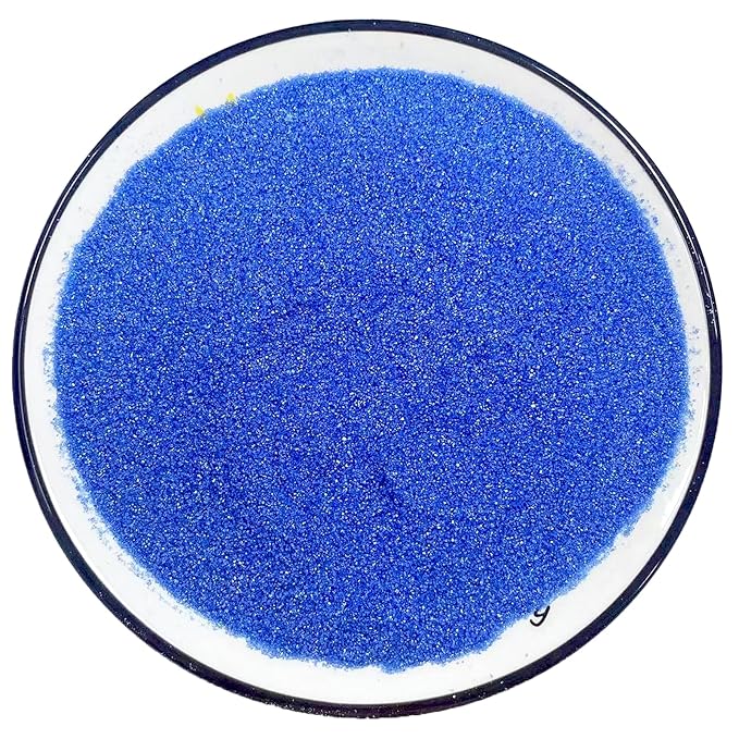 PhilaeEC Royal Blue Sanding Sugar Edible Sparkling Crystals for Baking Cake Decoration Cookie Ice Cream Cupcake Toppers Wedding Party Valentines Halloween Christmas Supplies 5oz