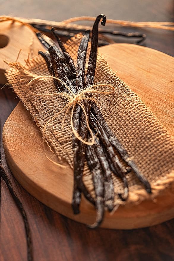 10 Organic Madagascar Whole Grade A Vanilla Pods for Vanilla Extract and Baking
