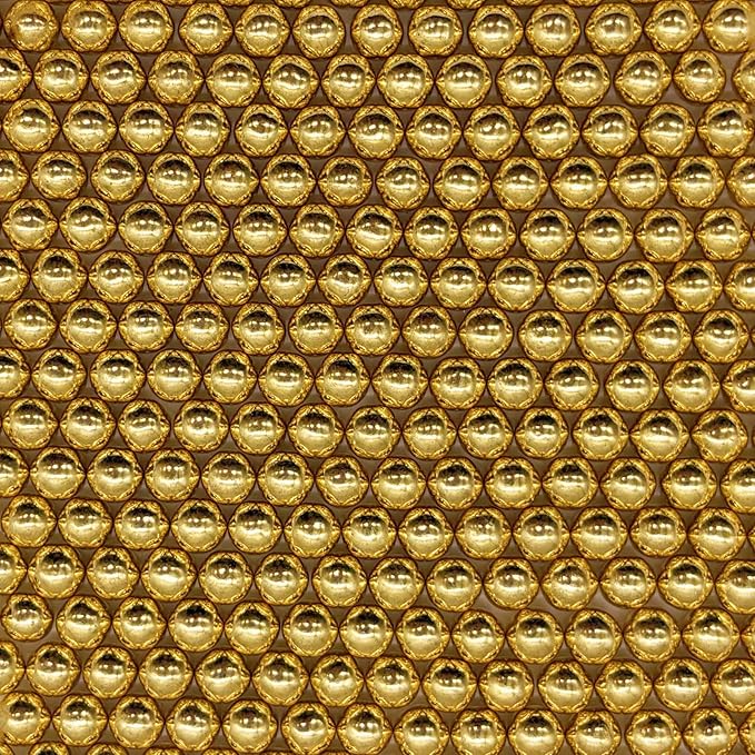 Edible Super Gold Pearl Sugar Sprinkles Candy 7mm Mini Pearls Cake Decorations Cupcake Toppers Cookie Decorating Perfect for Wedding Party Valentine Halloween Christmas Supplies 3OZ