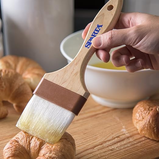 SPARTA 4039800 Nylon Wide Brush, Flat With Nylon Bristles, 3 Inches, Tan, (Pack of 12)