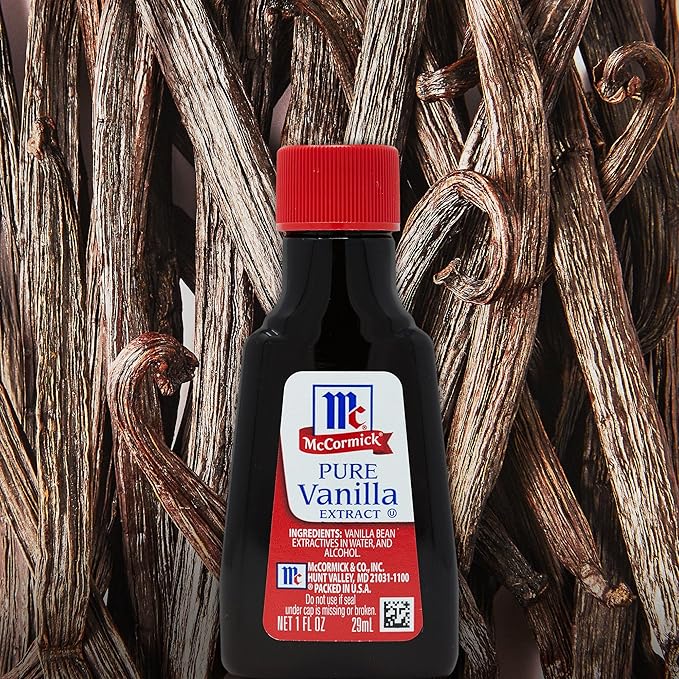 McCormick Vanilla Extract, Pure, Gluten Free, Non-GMO, Made with Madagascar Vanilla Beans, 1 fl oz