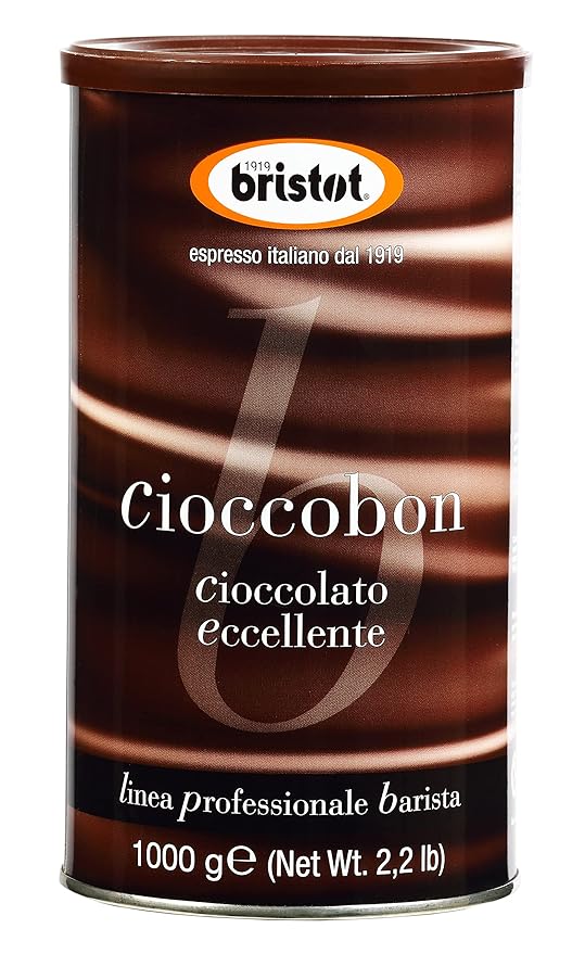 Bristot Cioccobon Cioccolato Eccellente – Premium Italian Hot Chocolate Mix – 2.2 lb – 1 kg