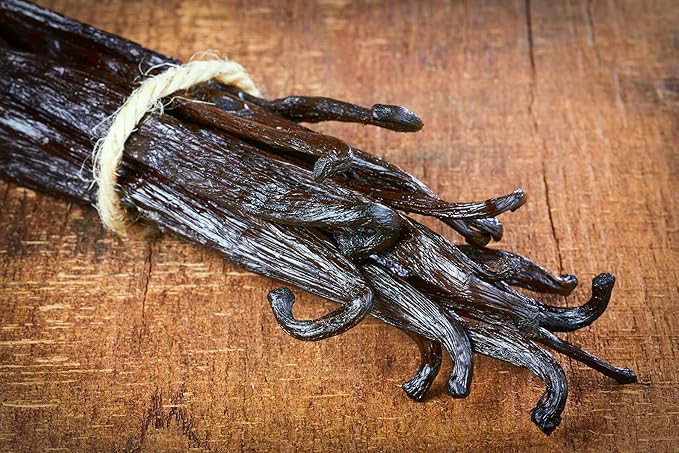 10 Organic Madagascar Whole Grade A Vanilla Pods for Vanilla Extract and Baking