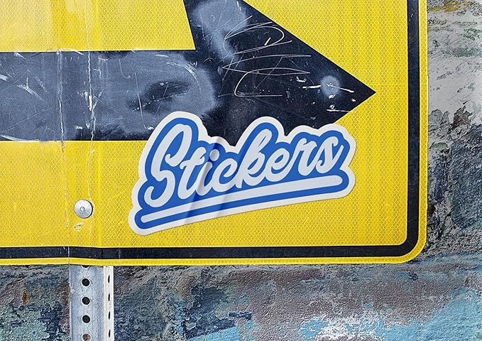 CustomBrandWare Custom Vinyl Die-Cut Stickers - Upload Your Own Personalized Logo/Image- Custom Sticker Decals - 50 Pack