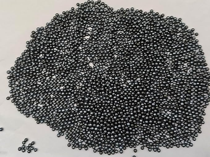 Edible Black Pearl Sugar Sprinkles 3.9 oz, 4mm Candy Pearls Ideal for Baking,Cake and Cupcake Toppers,Cookie Decoration,Ice Cream Topping,Wedding Shower Valentines Halloween Christmas