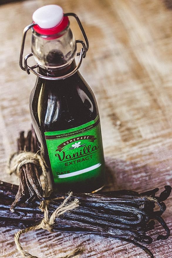 25 Organic Madagascar Whole Grade A Vanilla Pods for Vanilla Extract and Baking