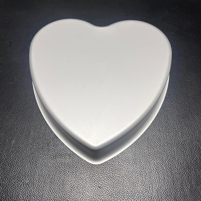 9 Inch Heart Shaped Cake Pan, Aluminum Heart Cake Mold, Heat-Resistant Baking Cake Pan for Wedding, Party, Family Occasions, Chocolate, Bread. (9 × 2 Inch)
