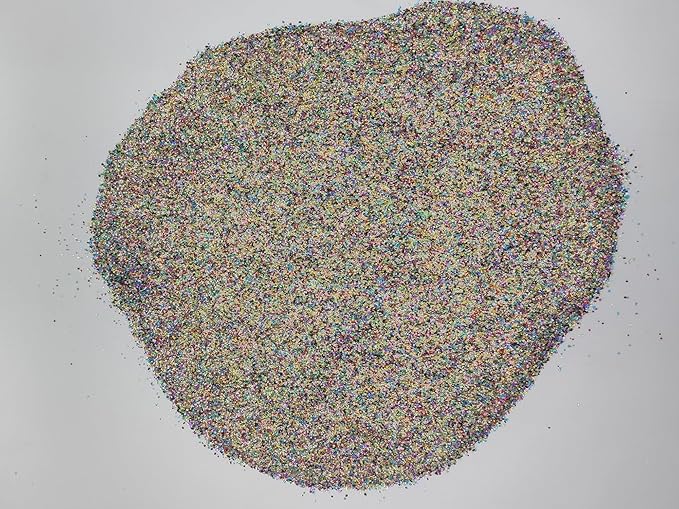 Edible 5 Ounce Fine Decorative mix Rainbow Sanding Sugar Sprinkles for Baking,Colorful Sparkling Crystals for Cakes, Cookies, Cupcakes, Ice Cream Topping and Rimming Sugar