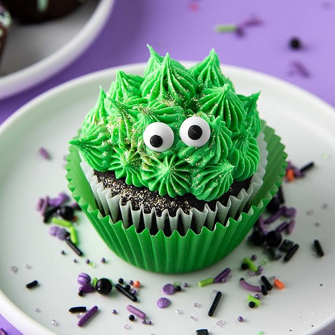 Sweets Indeed Bulk Candy Eyeballs, 300 Edible Eyes, Christmas Sprinkles, Perfect for Cake Decorations, Baking, Ice Cream, Cookies, Cupcake Topper 4.3 ounces