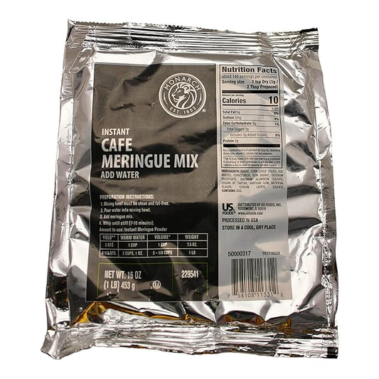 Instant Meringue Mix Powder, White Vanilla Meringue Powder for Baking, Royal Icing and Meringue