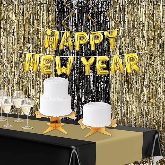 Beistle Golden Metallic Cake Stands