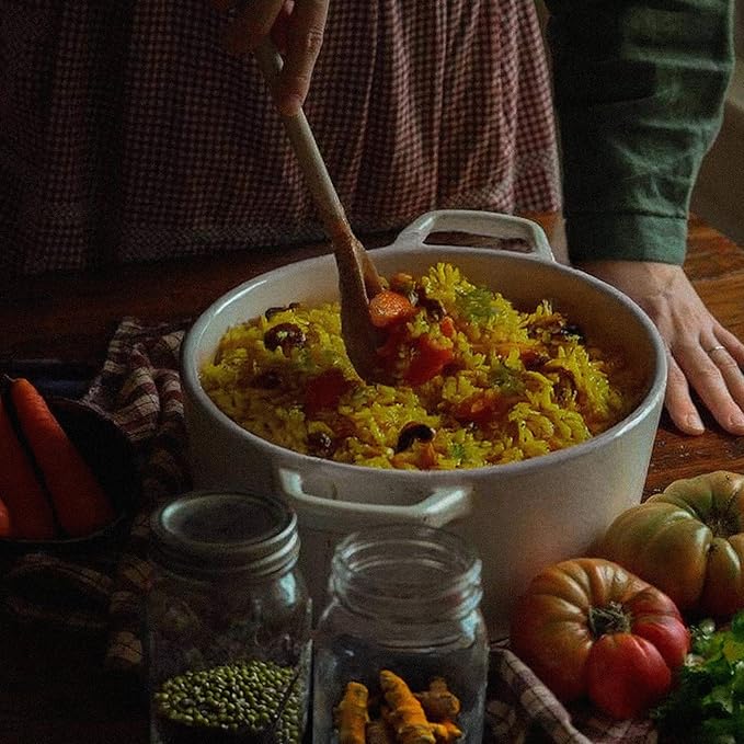 Aryaa Organic Khichdi 220g | Indian Risotto One-Pot Meal with Basmati Rice, Lentils & Ayurvedic Spices | High Protein, High Fiber, Vegan, Gluten-Free, Non-GMO, Easy to Digest, Ideal for Detox & Clean Eating