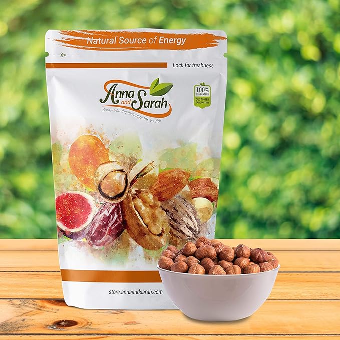 Anna and Sarah Raw Natural Oregon Hazelnuts in Resealable Bag, 2 Lbs (1 Pack)