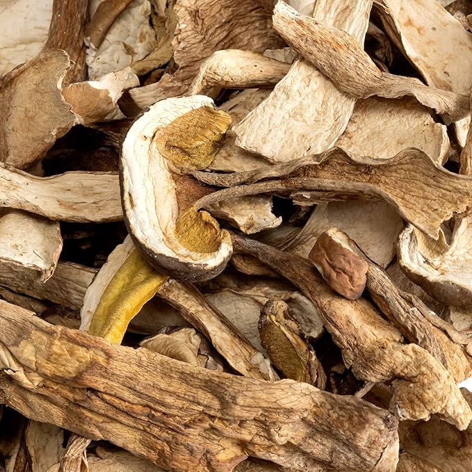 Slofoodgroup Dried Porcini Mushrooms Gourmet Boletus Edulis Grade A - 4oz