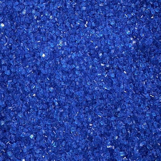 DecoPac Sanding Sugar | Dark Blue Edible Sugar Sprinkles | 33oz | Edible Sanding Sugar in Handheld Container | Made In USA | Sugar Sprinkle Mix For Cakes, Cupcakes, Cookies, Extra Large Pack | 33 Ounce - Dark Blue