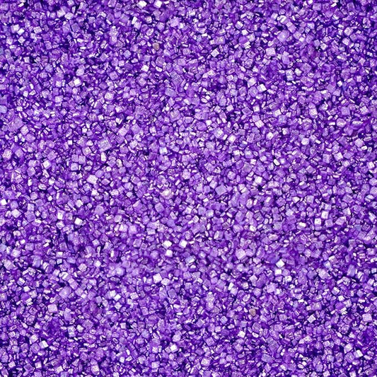 Edible Purple Sanding, Sugar Rim Sprinkles, Crystals Sanding Sugar for Cocktails, Cake, Cookies, Cupcake, 150g, Wedding Party Christmas Supplies