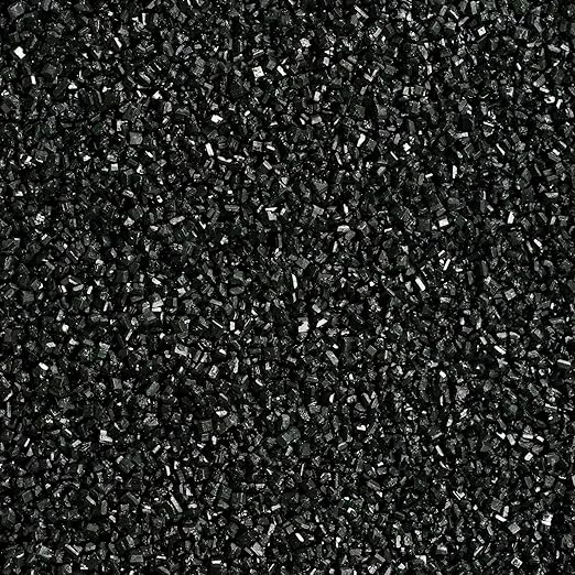 DecoPac Sanding Sugar | Black Edible Sugar Sprinkles | 33oz | Edible Sanding Sugar in Handheld Container | Made In USA | Sugar Sprinkle Mix For Cakes, Cupcakes, Cookies, Extra Large Pack | 33 Ounce - Black