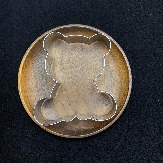 Bear Cookie Cutter-3.5 Inch-Diswasher Safe-Biscui Cookie Cutter Fondant Mold for Baking