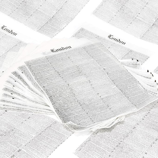 Greaseproof, Durable 12x16 Newsprint Wax Paper 300Pk. Deli Food Basket Liner Sheets for Fish, Burgers, Fries, BBQ and Sandwiches. Perfect for Your Movie, Circus or Carnival Theme Party or Cookout.