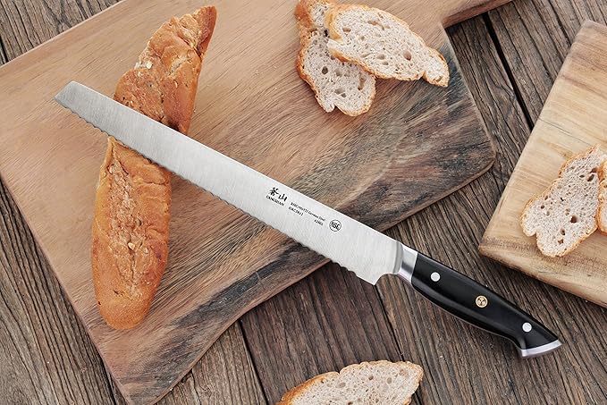 Cangshan Z Series 62502 German Steel Forged Bread Knife, 10.25-Inch